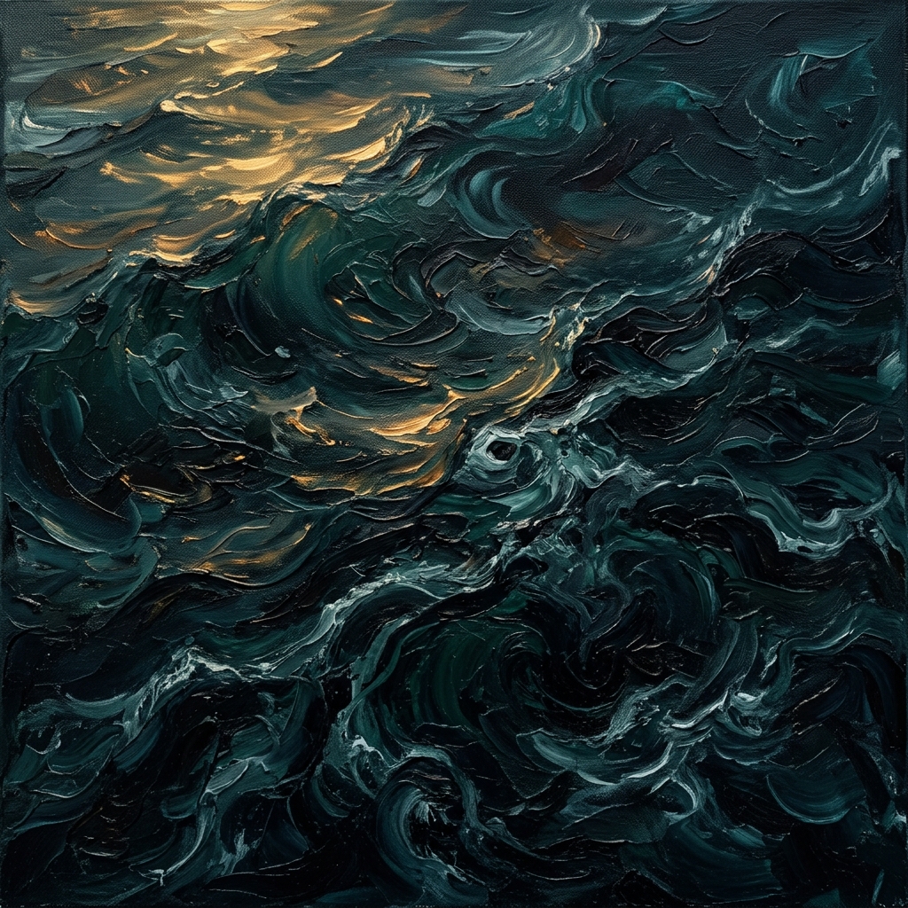 Deep ocean surface